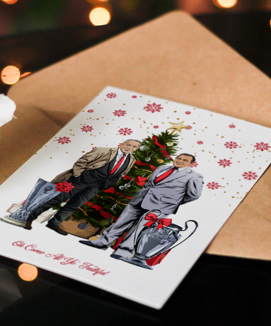 Oh Come All Ye' Faithful Christmas Card