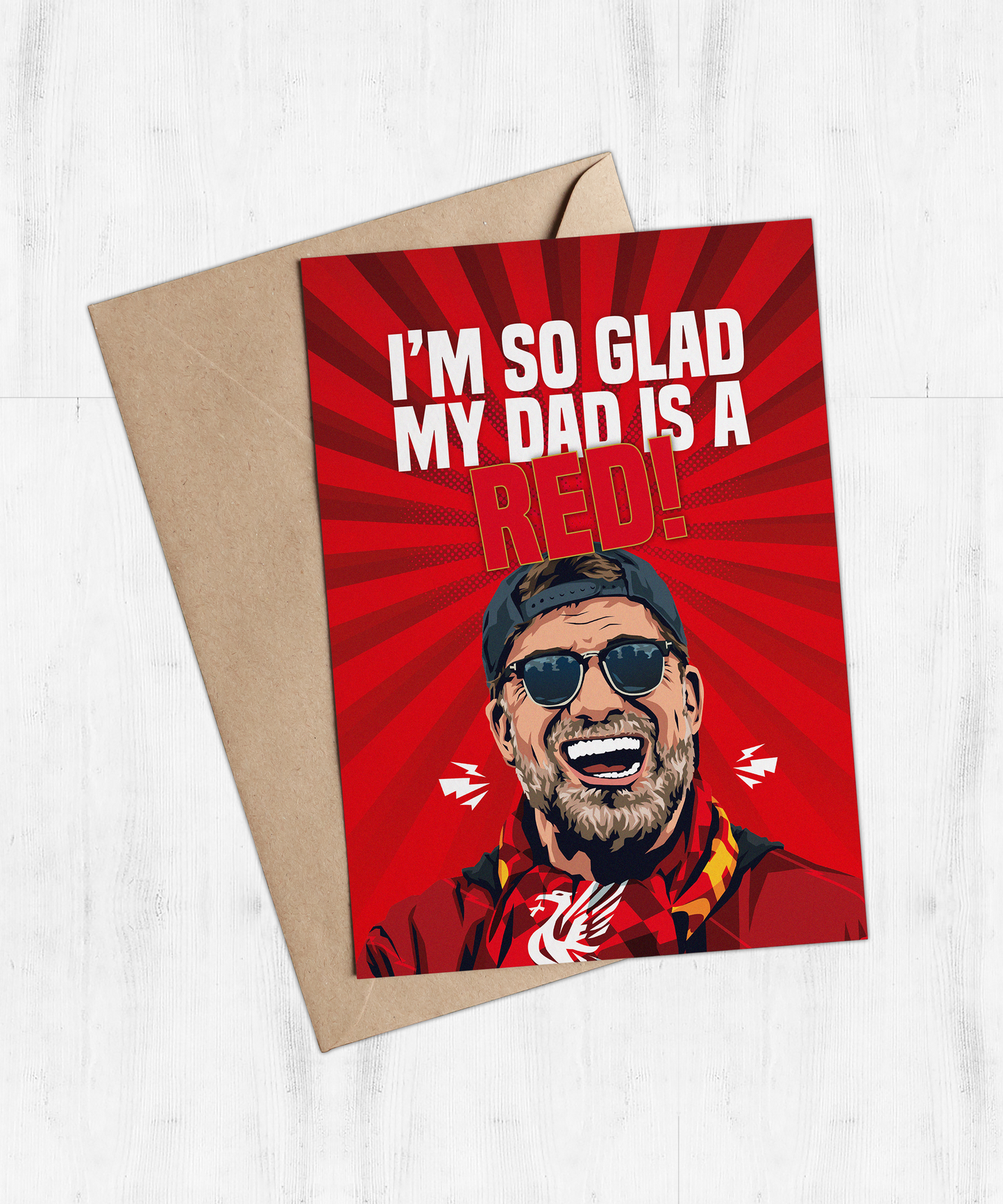 I'm So Glad Father's Day Card