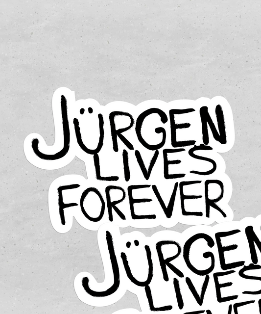 Jürgen Lives Forever Stickers