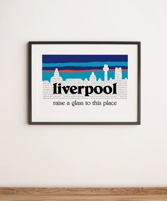 Raise A Glass To This Place Print